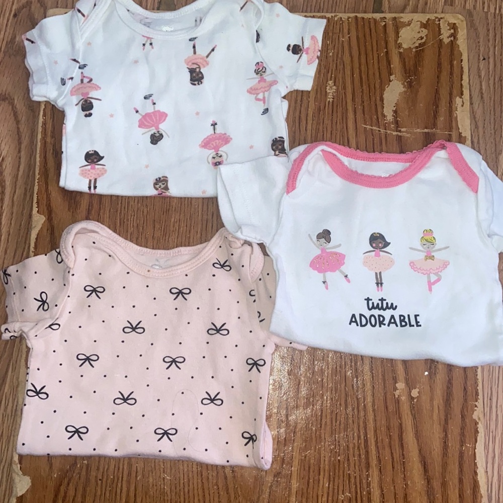 3 girl onesies
